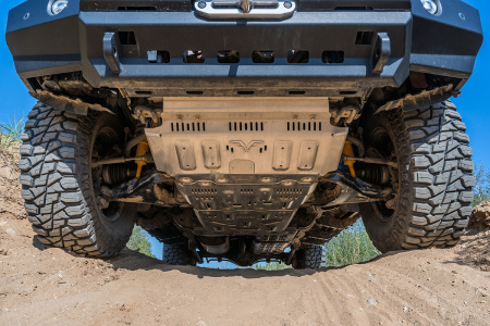 Защита Falcon радиатора, картера, РК, КПП для TANK 300 Off-road version, базовая, алюминиевая, 8 мм 8119223084A