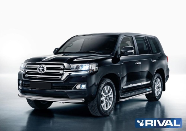 Защита переднего бампера d76 RIVAL Toyota Land Cruiser 200 2015-  R.5717.002