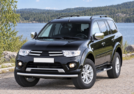 Фото изделия: Защита переднего бампера d76 Rival Mitsubishi Pajero Sport 2008-2013-2016 R.4007.001