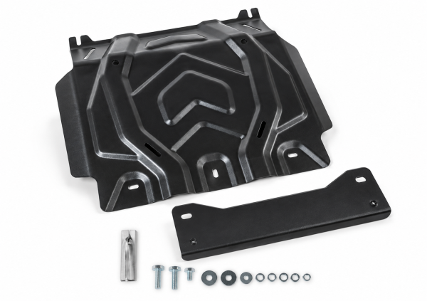 Фото для каталога: Защита картера Rival Fiat Fullback 2016-/ Mitsubishi L200 2015-/ Mitsubishi Pajero Sport 2016- 222.4041.2