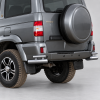 Фото изделия: Защита заднего бампера d76+d42 уголки Rival UAZ Patriot 2005-2014 R.6301.008
