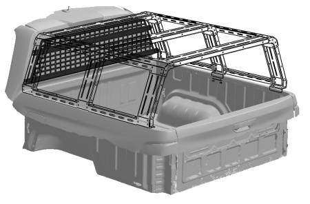 Защита стекла для грузового каркаса STC Changan Hunter Plus 2022+ STC-CHP-CFS-1