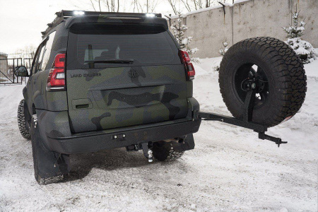 Бампер задний Toyota Land Cruiser Prado 120 калитка центр STC-TLCP120-BR-C1
