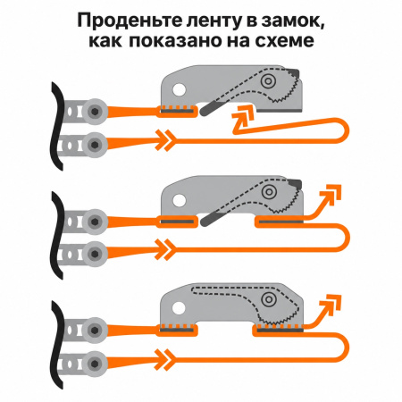 Детали и комплектация: Браслет противоскольжения 4WD Т8 для а/м класса Газель Tplus T000001