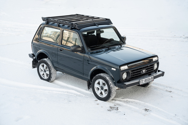 Багажник экспедиционный STC Lada Niva ШТОРКА дальний, рабочий, задний свет STC-LNI2121/77-TR1-L1L2L3