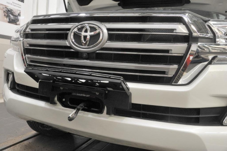 Установочный комплект для лебедки в штатный бампер Toyota Land Cruiser 200 (с 2015 г.в.) JK-WMP-TLC200-1521