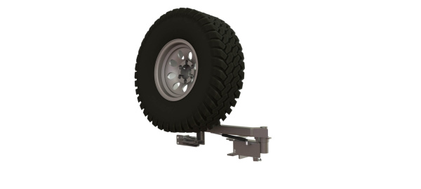 Калитка в штатный бампер Nissan Patrol Y61 2004+ УСИЛЕННАЯ STC-NPY61/04-G-HD