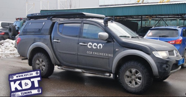 Кунг экспедиционный "Люкс" 3-дверный II поколения KDT Mitsubishi L200 Triton 2005-2014  132812