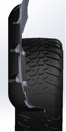 Расширители арок 3мм, шагрень TOYOTA TUNDRA   RT-060502