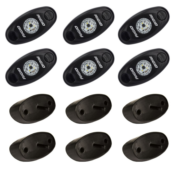 RIGID Rock Light Kit- Холодный белый цвет свечения (6 модулей) 400253