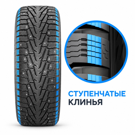 Технологии и конструкция шины: Шина IKON Tyres Character Ice 7 SUV 205/70 R15 100T XL (Nordman 7 SUV) шипованные TS78002