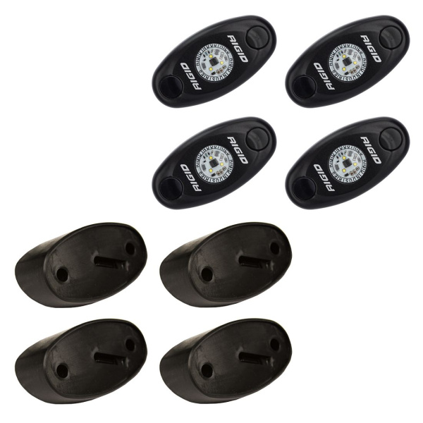 RIGID Rock Light Kit- Холодный белый цвет свечения (4 модуля) 400203