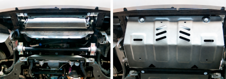 Фото изделия: Защита радиатора Rival Fiat Fullback/Mitsubishi L200/Mitsubishi Pajero Sport 2333.4046.1.6 — изображение 2