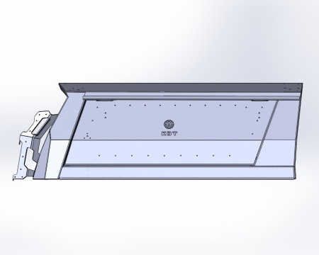 Кунг экспедиционный однодверный KDT Nissan NP300  1728(I)