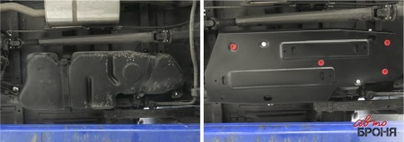 Защита топливного бака АвтоБроня UAZ Patriot 2016-  222.06322.1