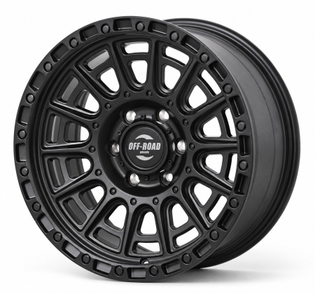 Детали колёсного диска: Диск литой черный матовый 6x139,7 8,5xR18 d106,2 ET+20 (продаются по 4 шт.) FFL2140-1885-63906B+20
