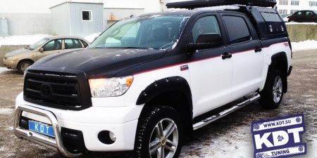 Кунг экспедиционный увеличенный трехдверный "Лабаз" KDT Toyota TUNDRA Crew Max 2007-2013  2228W