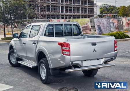 Защита заднего бампера d76 RIVAL Mitsubishi L200 2015-  R.4011.005