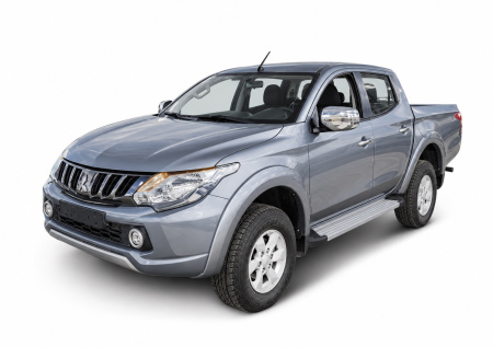 Фото изделия: Порог-площадка Silver F193AL + комплект крепежа Rival Mitsubishi L200 F193AL.4003.1 — изображение 2