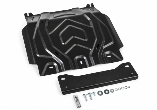 Фото для каталога: Защита картера Rival Fiat Fullback 2016-/ Mitsubishi L200 2015-/ Mitsubishi Pajero Sport 2016- 111.4041.2