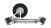 Бампер задний Nissan Patrol Y61 1997+ калитка справа, фонари STC-NPY61-BR-C2-L1