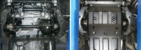 Защита картера Автоброня Mitsubishi L200 2015-/Mitsubishi Pajero Sport 2016-  111.04041.1