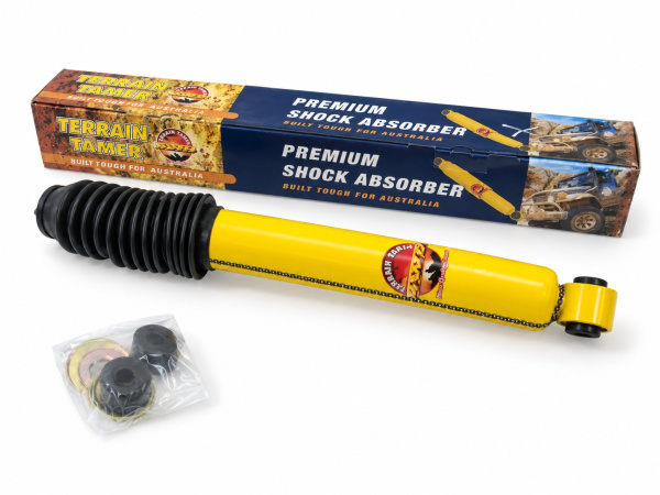 Амортизатор усиленный задний Terrain Tamer для Toyota Land Cruiser 200  TGSLC200R - предметное фото на белом фоне