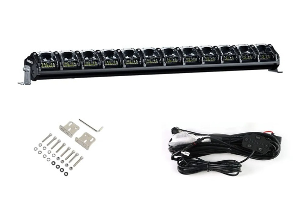 Светодиодная фара комбинированного света AURORA 762 мм 372W LED с RGB подсветкой ALO-N-30