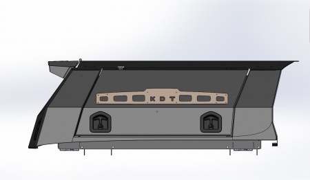 Кунг экспедиционный трёхдверный III поколения KDT Mitsubishi L200 2005-2014  132813