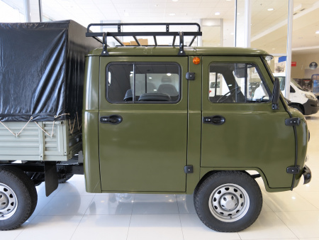 Фото изделия: Багажник разборный короткий Rival UAZ Буханка 2206/29891/3741/3962/39094 1965- D.6303.1