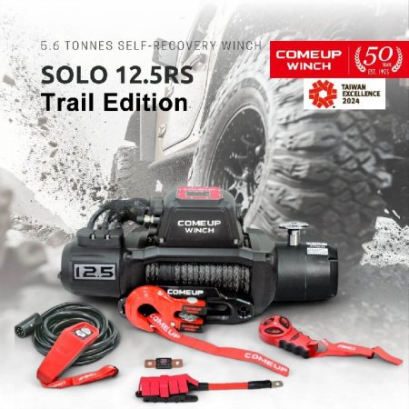 Лебедка автомобильная электрическая COMEUP SOLO 12.5rs Trail Edition (12В) 291500