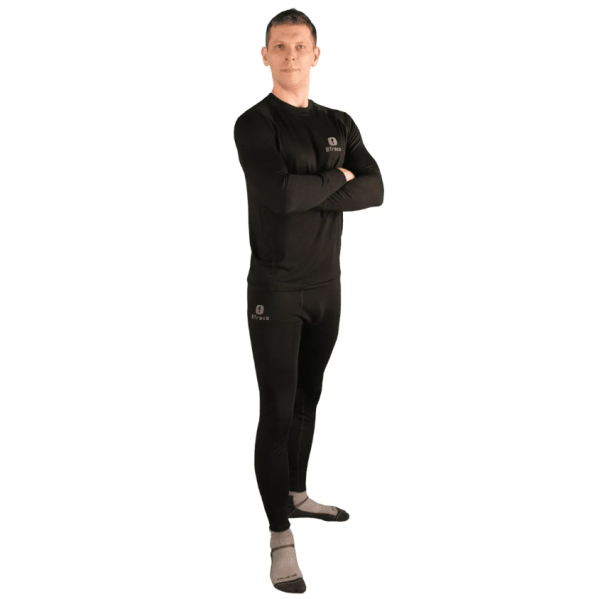 Термобелье комплект BTrace Warm Merino Man V2 (Футболка с дл. рукавами+кальсоны) мужской M (46-48)  V0623-M