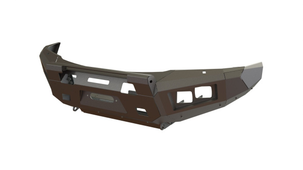Бампер передний Nissan Patrol Y61 2004+ под балку и ПТФ STC-NPY61/04-BF-C1-L1L4