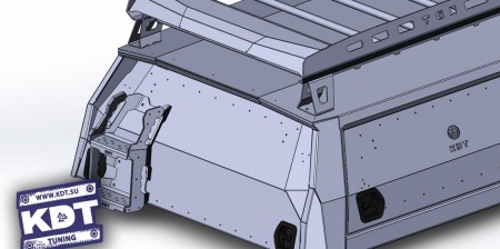 Кунг экспедиционный трехдверный KDT  Volkswagen Amarok  2528