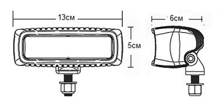 RIGID SR-Q PRO серия (4 светодиода) Ближний свет (шт.) 904113