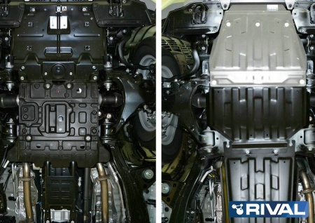 Защита картера; часть 1 RIVAL Toyota Land Cruiser 200  333.5713.2