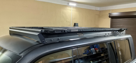 Багажник экспедиционный (платформа) алюминиевый РИФ 1300x2080 мм для Haval H9 2024+ (с крепежом) RIFP11-roof4