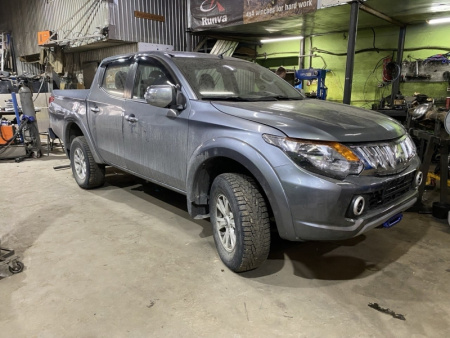 Площадка под лебедку в штатный бампер Mitsubishi L200 2016-2019 г.в pa-l200-16-19