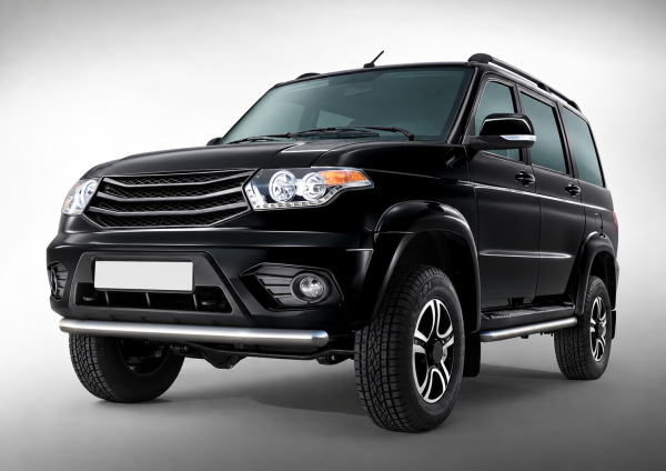 Фото изделия: Защита переднего бампера d76 Rival UAZ Patriot 2014-2016- R.6302.001