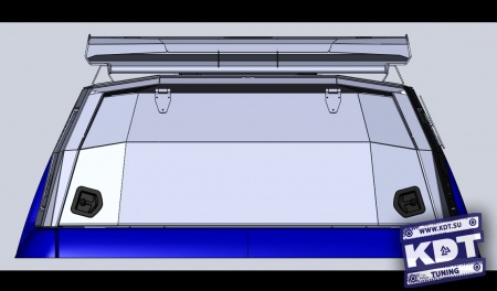 Кунг экспедиционный увеличенный трехдверный KDT Toyota Tundra Double Cab Long 2007-2013  222821