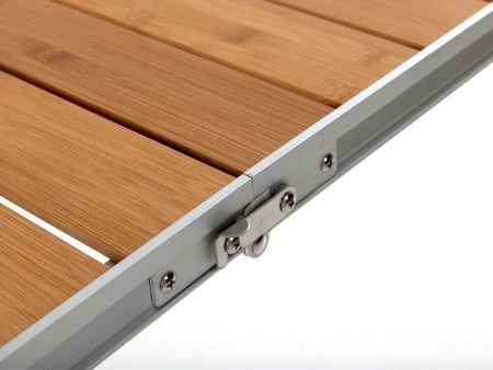 Стол кемпинговый Maverick Bamboo с бамбуковой столешницей 120,0 Х 90,0 Х 68,0 см.  XY-ABT003