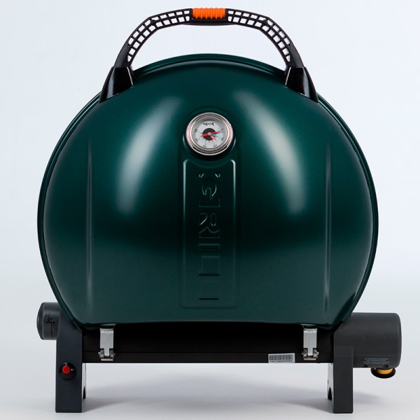 Гриль газовый O-GRILL 900МT bicolor черный-зеленый (в комплекте адаптер тип А)  900MT_GREEN