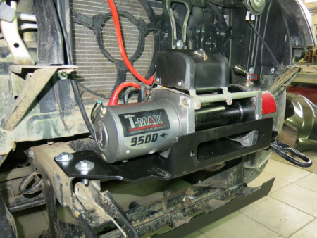 Кронштейн лебедки в штатный бампер RIVAL UAZ Patriot 2008-  L.6302.1