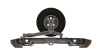 Бампер задний Toyota Land Cruiser Prado 150  2009-2017 калитка центр, под ПТФ STC-TLCP150-BRR-C1-L3