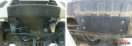 Защита рулевых тяг АвтоБроня UAZ Patriot  222.06313.1