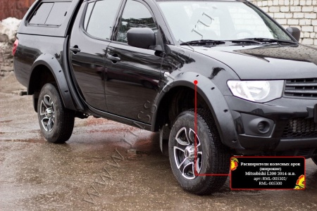 Расширители колесных арок широкие Русская Артель Mitsubishi L200  RML-005300