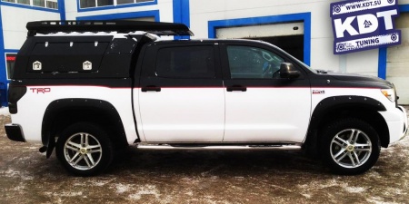 Кунг экспедиционный увеличенный трехдверный "Лабаз" KDT Toyota TUNDRA Crew Max 2007-2013  2228W