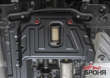 Защита кислородного датчика АвтоБроня Nissan Terrano 2016-/ Renault Duster 2015-  111.04725.2